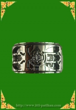 แหวนรวยเศรษฐี เนื้อทองขาวสวิส